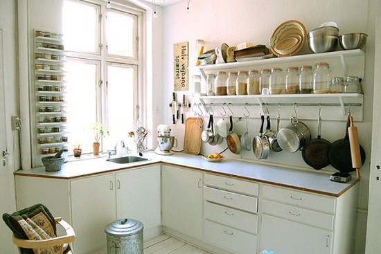 дизайн интерьера маленькой кухни