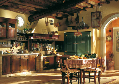 Кухня в Старорусском стиле (35 фото)