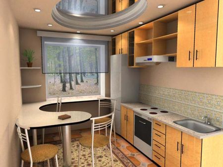 Особенности планировки дизайна кухни 4 кв. метров (35 реальных фото)