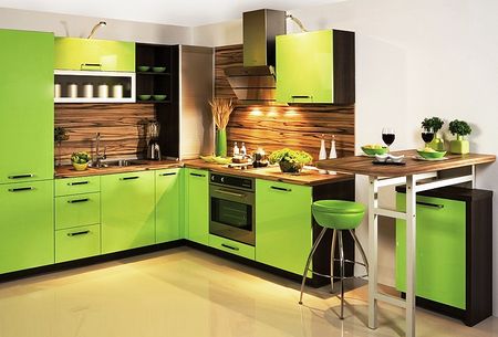 Кухня цвета лайм: 75 идей дизайна интерьера от SALON.ru