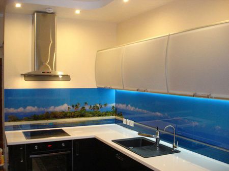Кухня в морском стиле (55 фото)