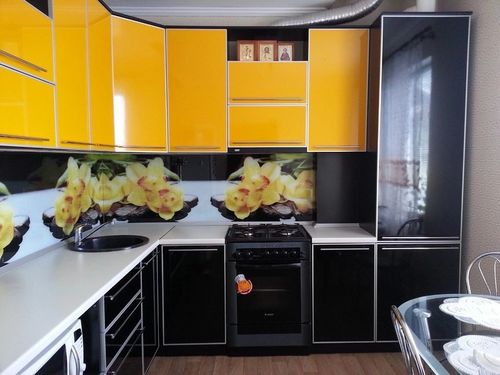 Желтые кухни в интерьере на фото, совместимость желтого цвета